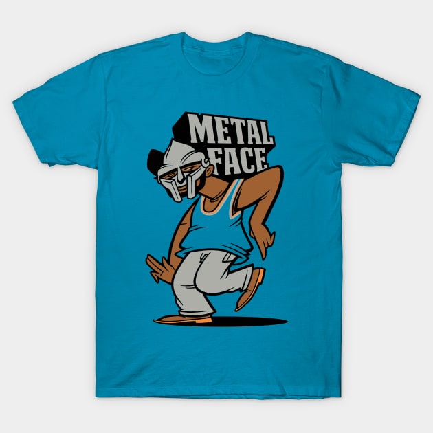 Metal Face T-Shirt by dannyrumbl